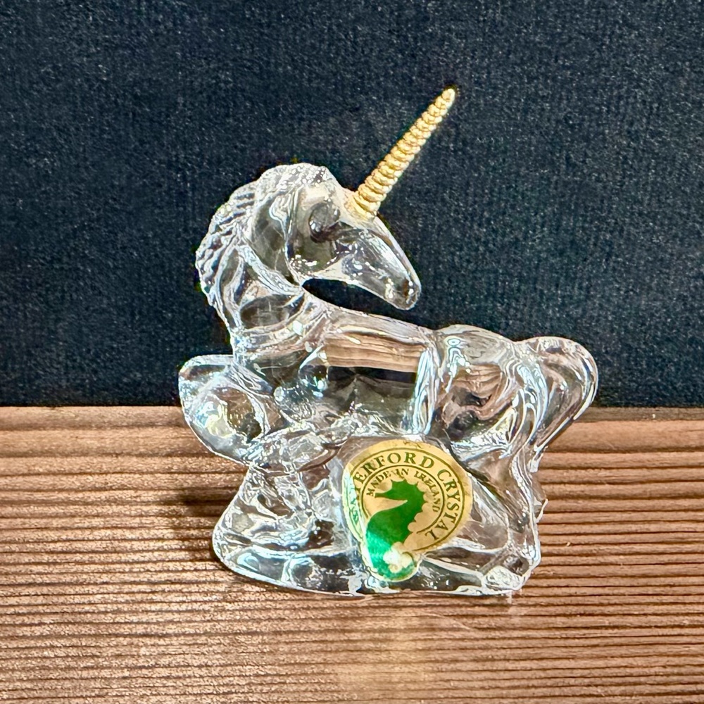 Vintage Waterford Crystal Unicorn - Picture 8 of 11